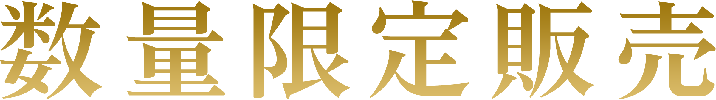 数量限定販売