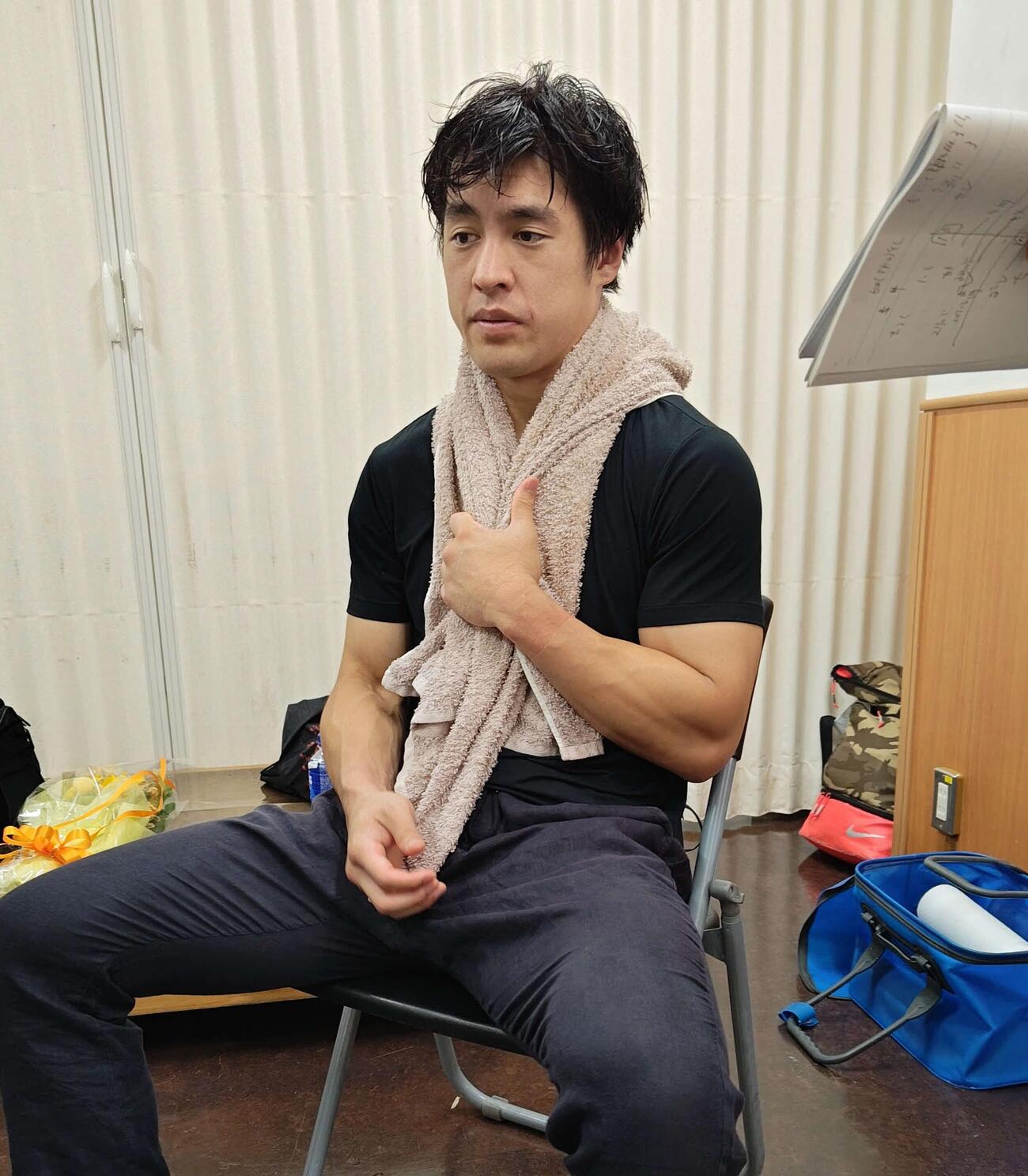 A級初戦で2回TKO負けした赤井英五郎