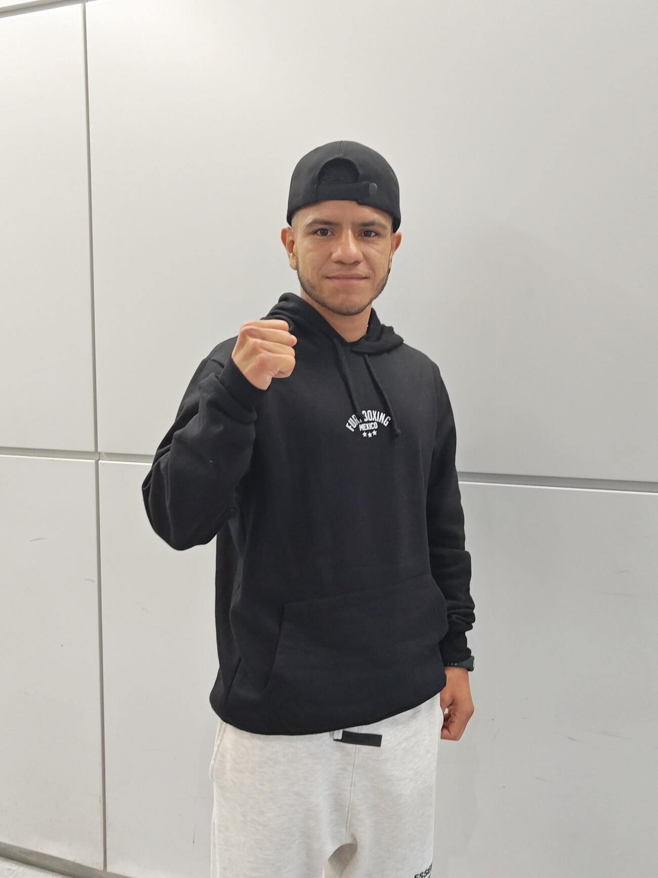 20日にWBC世界ライトフライ級王者岩田翔吉に挑戦するために来日した同級1位エリック・バディージョ