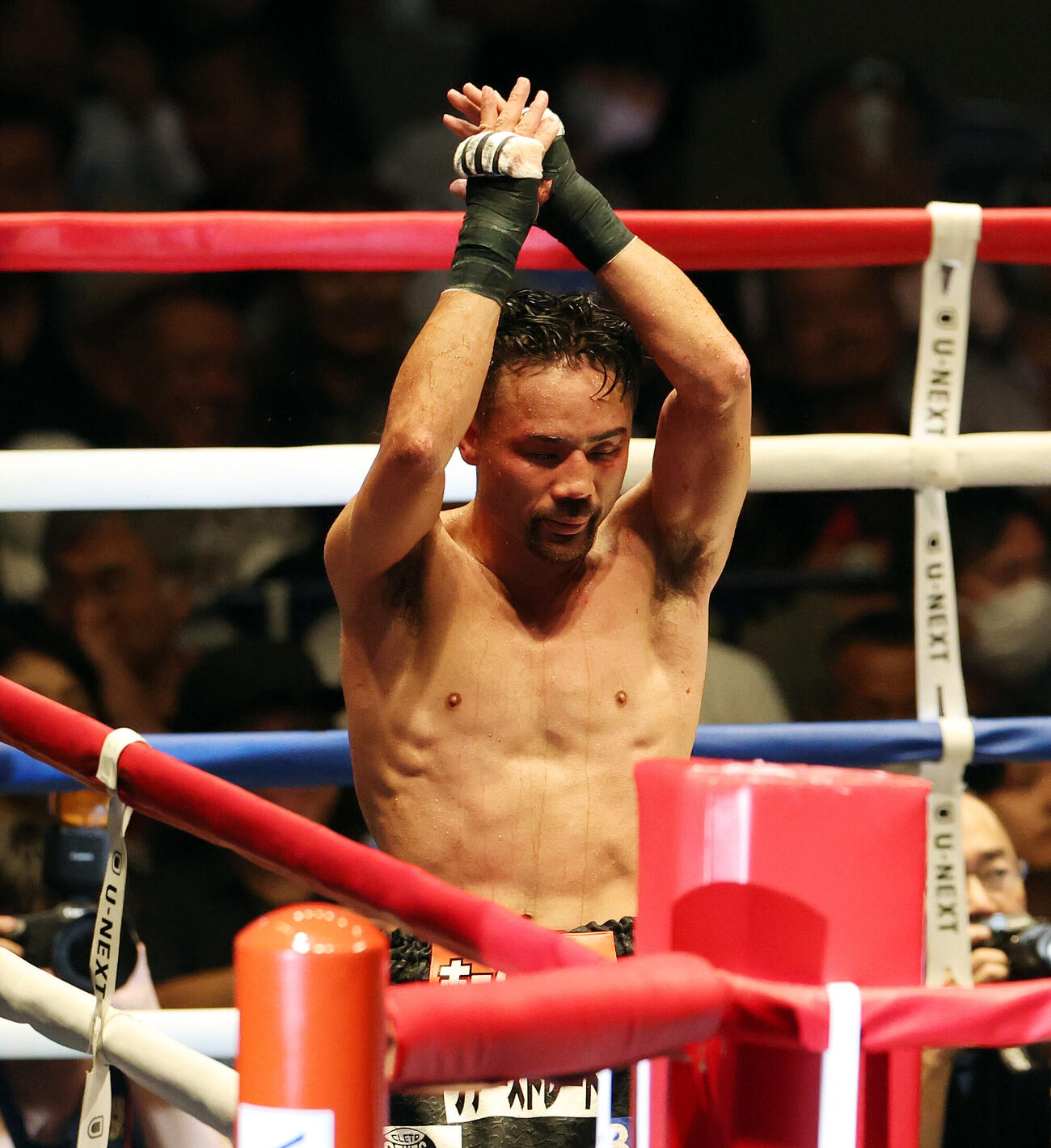 WBA世界バンタム級王座決定戦　増田陸に判定で敗れた比嘉大吾（撮影・宮地輝）