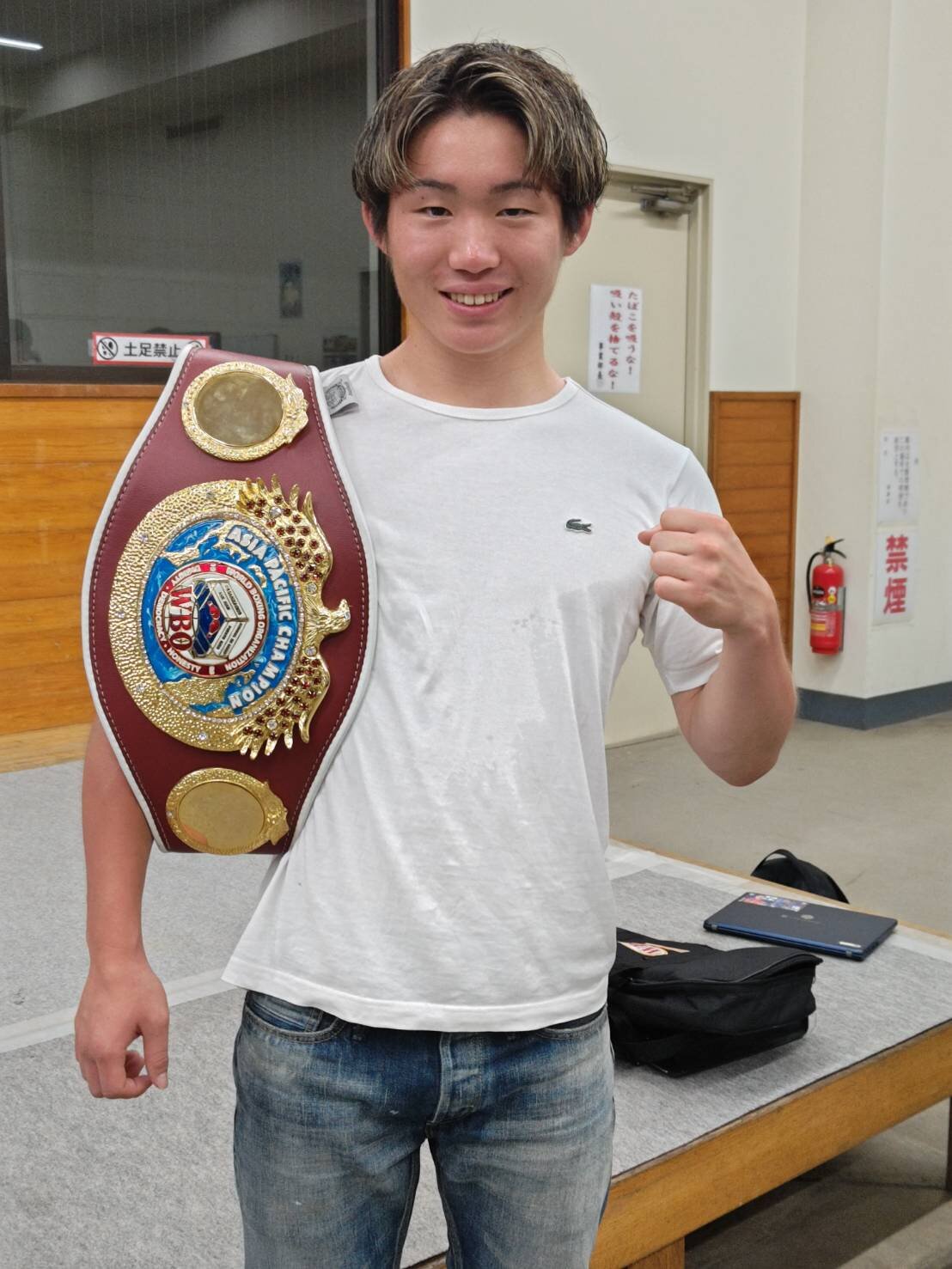 9月5日、東京・後楽園ホールのメインで初防衛戦に臨むWBOアジア・パシフィック・バンタム級王者の伊藤千飛