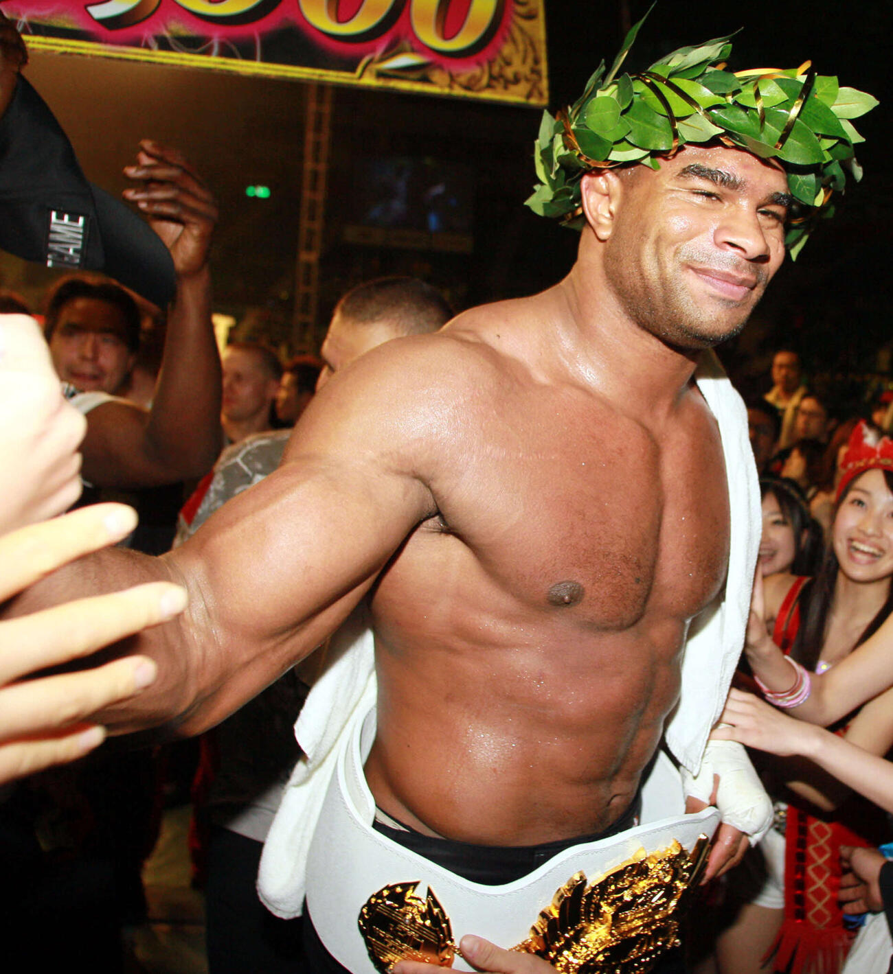 K1 WORLD GPで初優勝したアリスター・オーフレイム（2010年12月撮影）