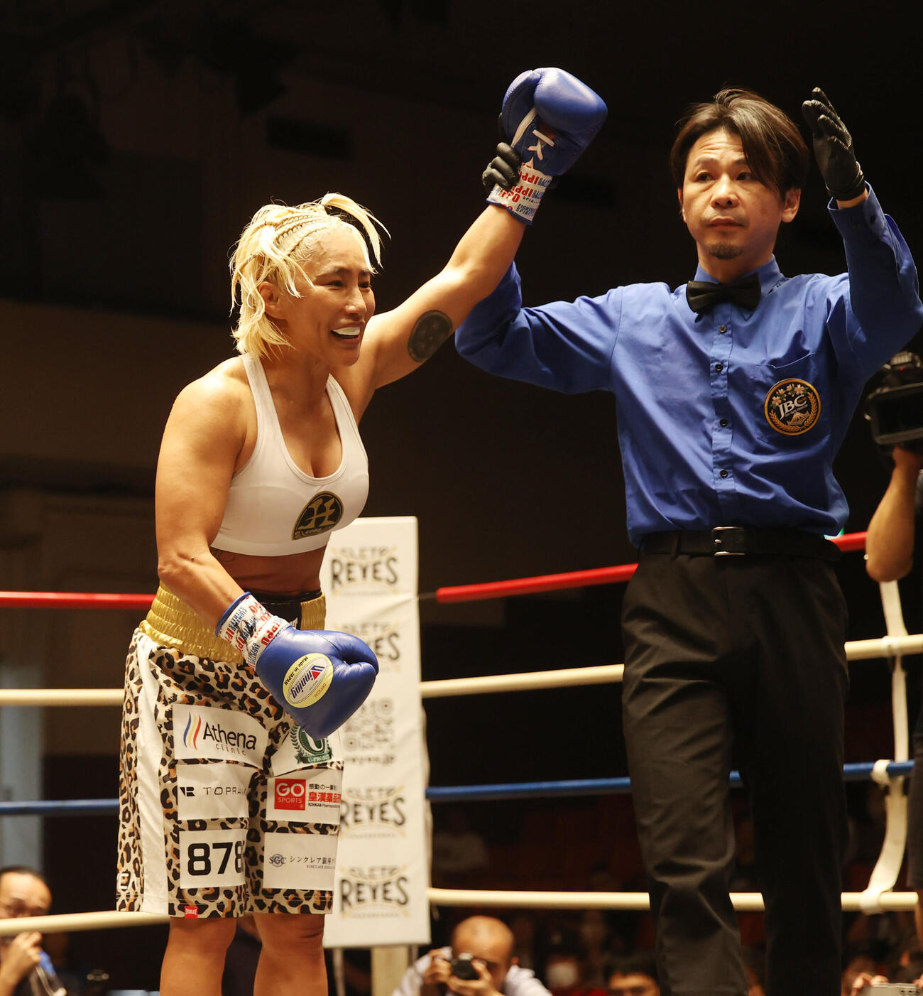 3回、山本美優は初勝利した（撮影・柴田隆二）