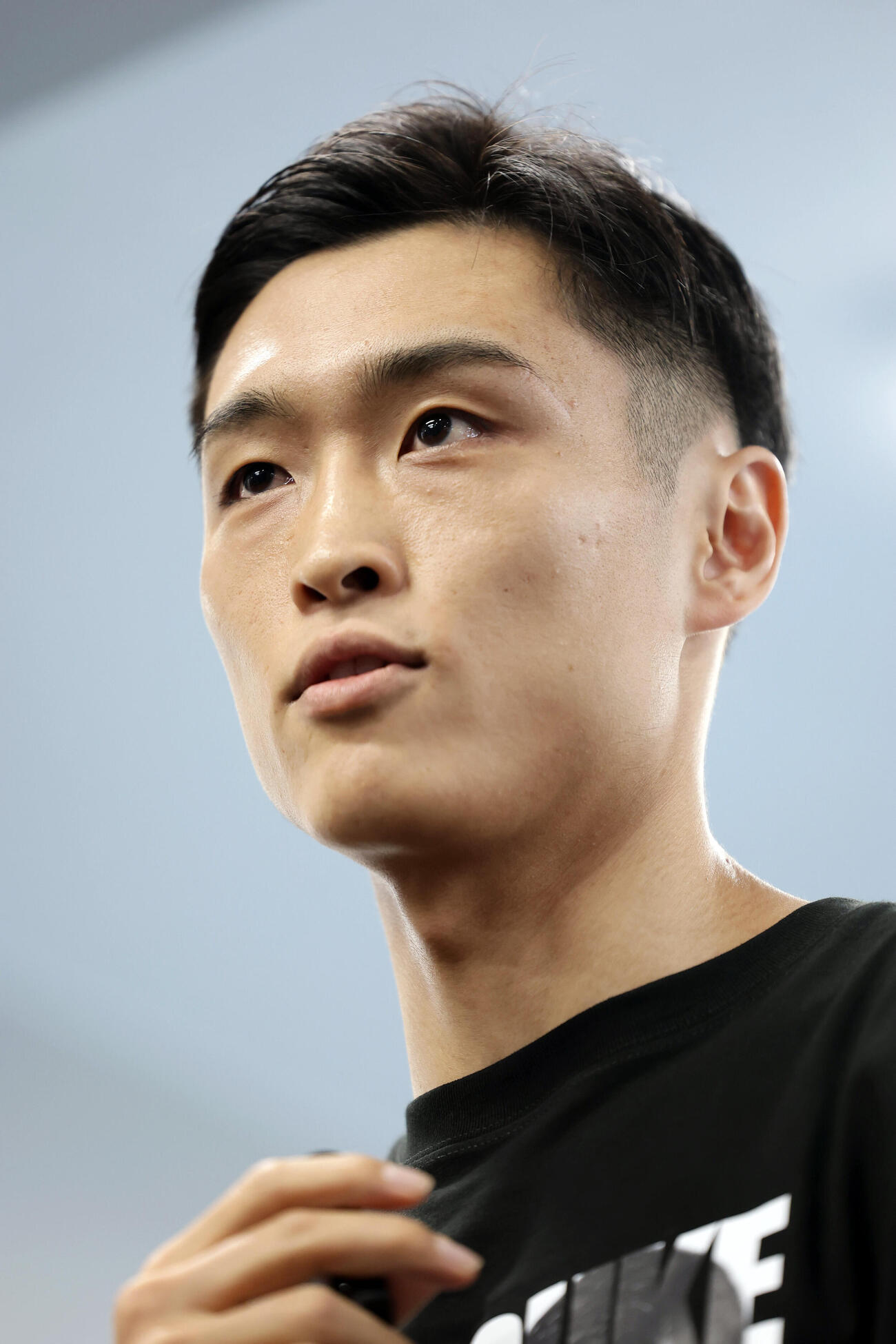 練習を公開した西田凌佑（撮影・前田充）