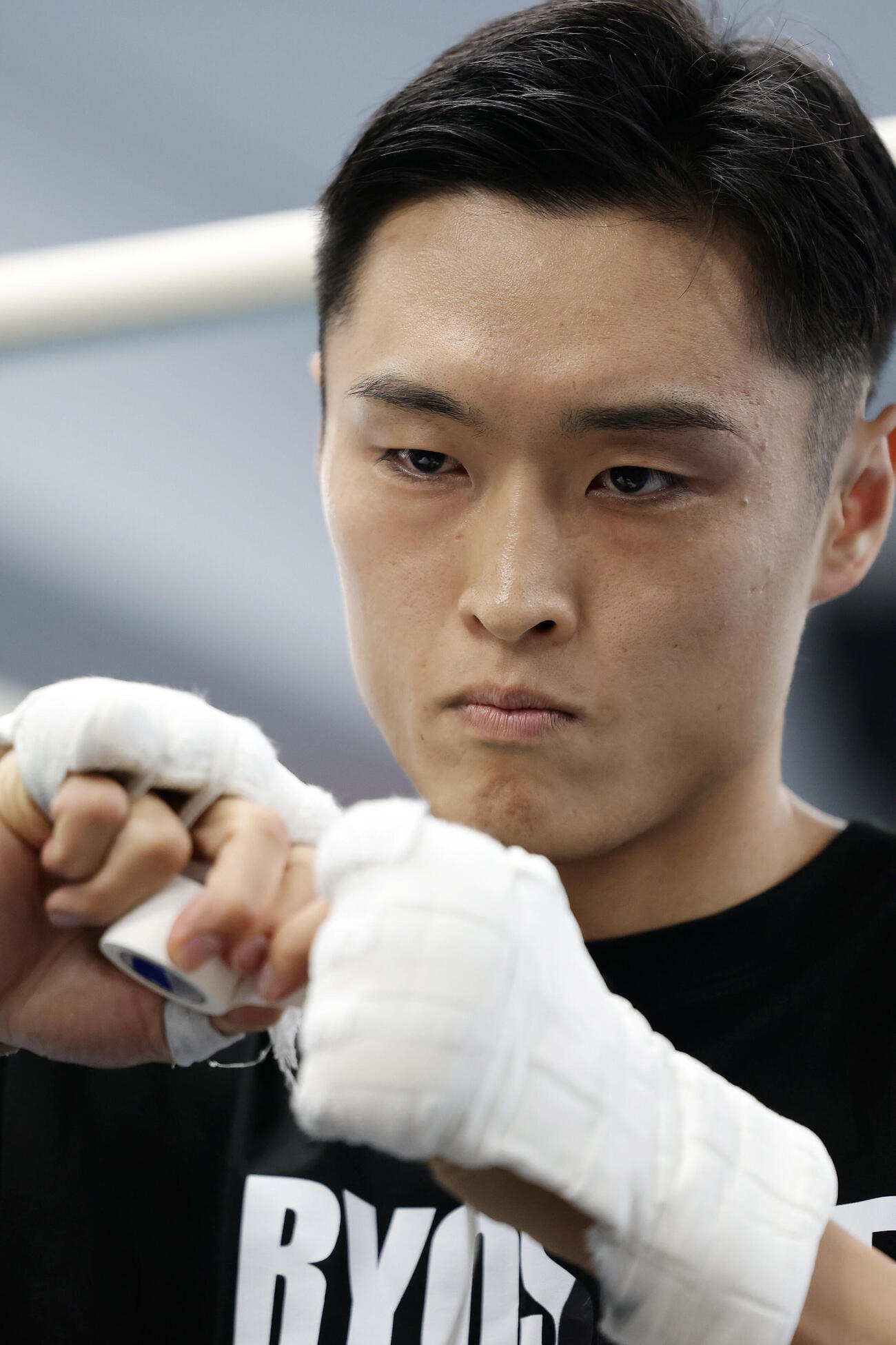 練習を公開する西田凌佑（撮影・前田充）