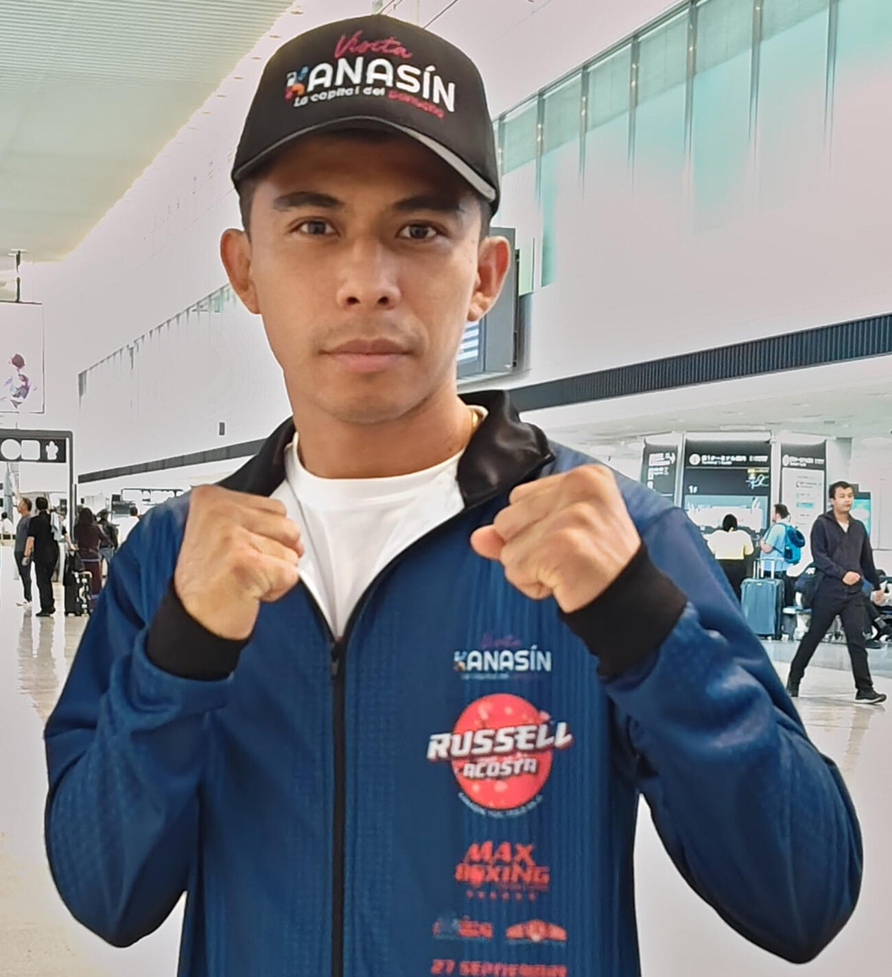 WBO世界ミニマム級暫定王座決定戦で同級1位松本流星と拳を交える同級2位ラッセル・アコスタが来日