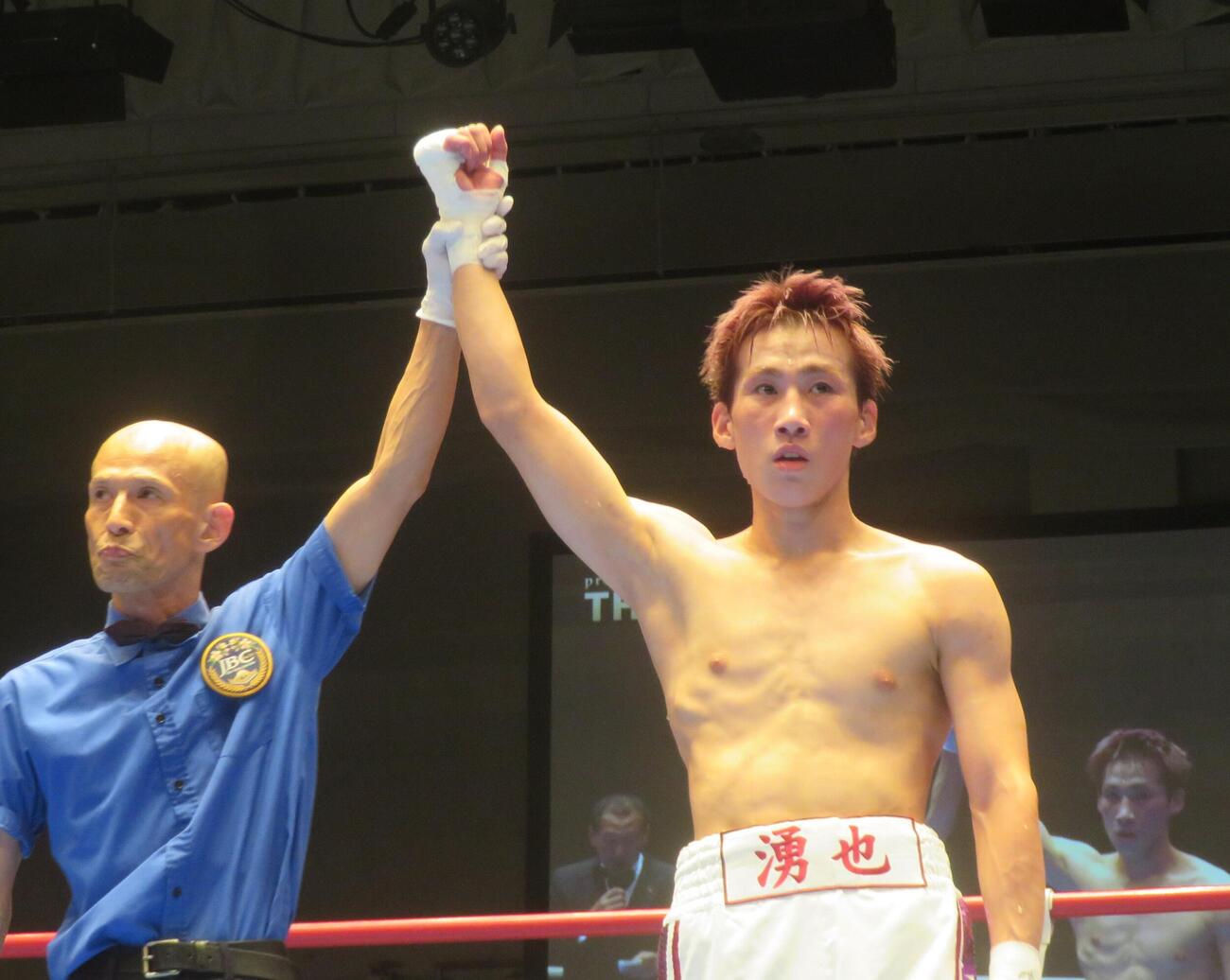 2回TKO勝ちで7連勝を飾ったWBOアジア・パシフィック・バンタム級8位田中湧也