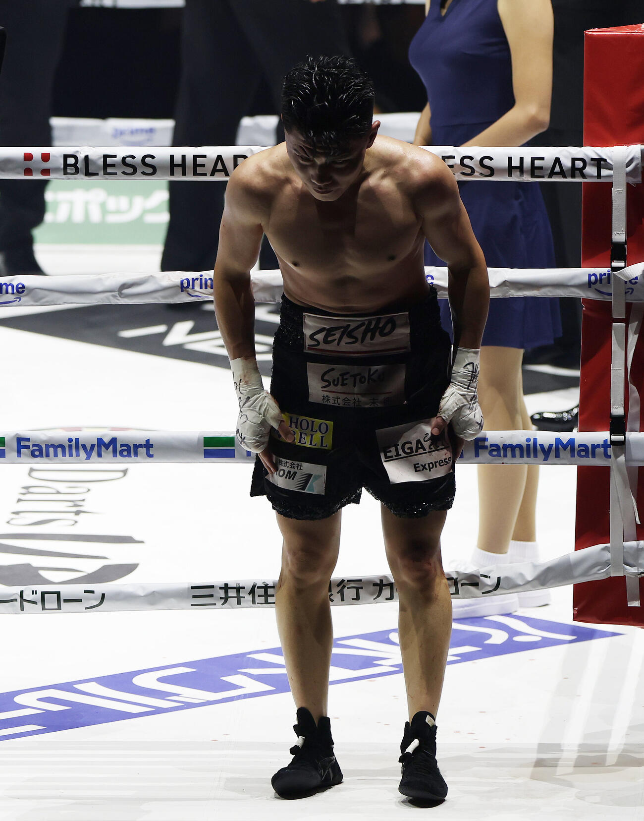 リカルド・マラジカに判定で敗れた坪井智也（撮影・宮地輝）