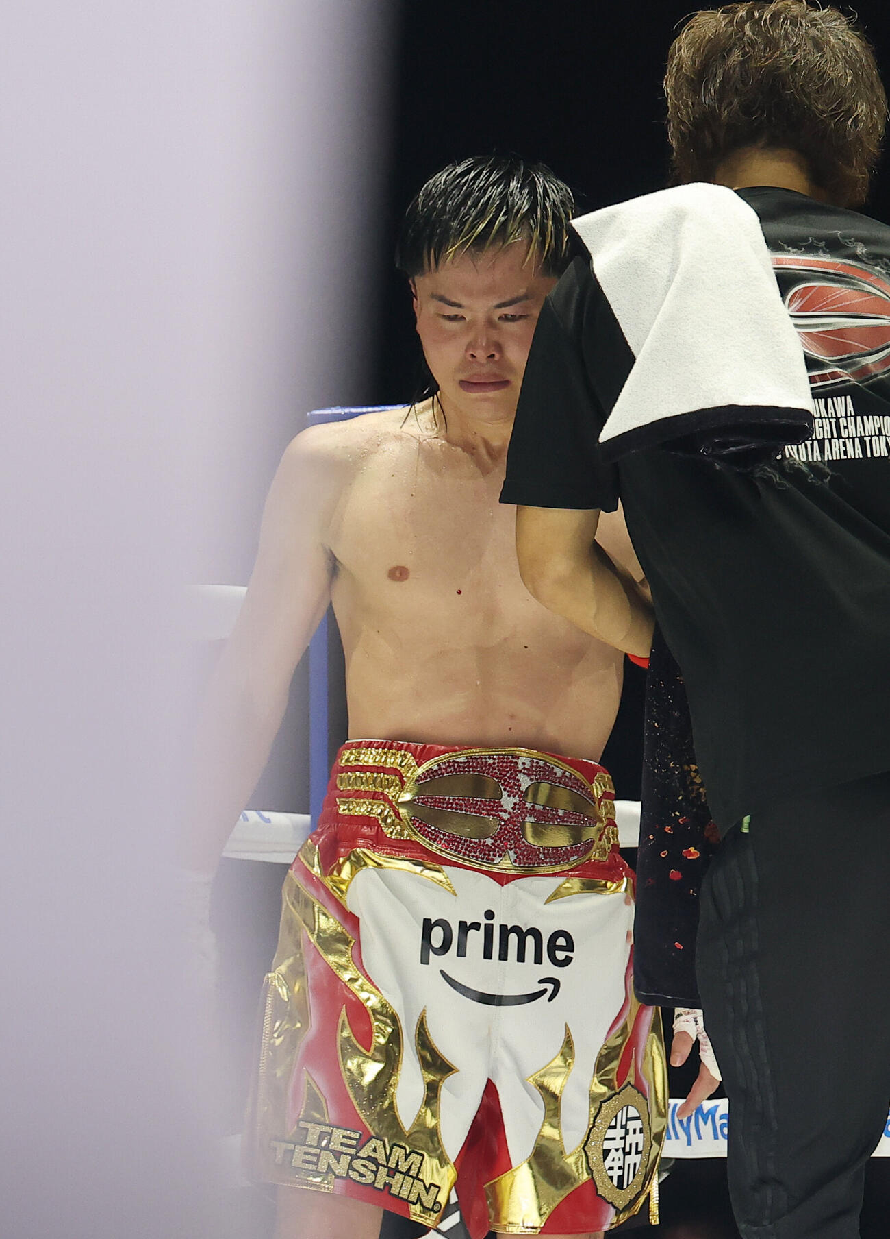 井上拓真に12回判定負けを喫した那須川天心（撮影・河田真司）
