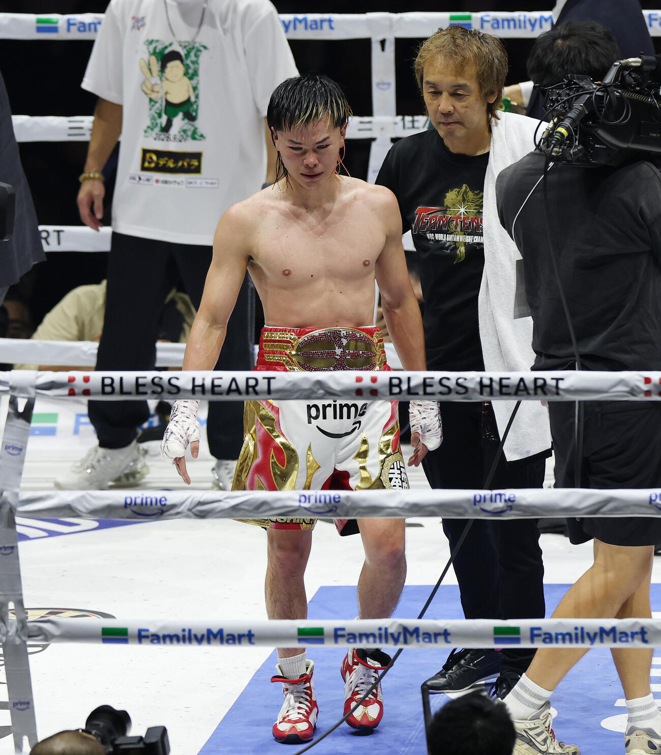 井上拓真に判定で敗れた那須川天心（撮影・宮地輝）
