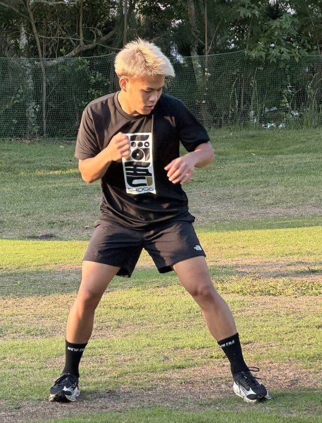 和歌山・白浜町で強化合宿を行っている「ザ・キング」藤木勇我（大橋ジム提供）