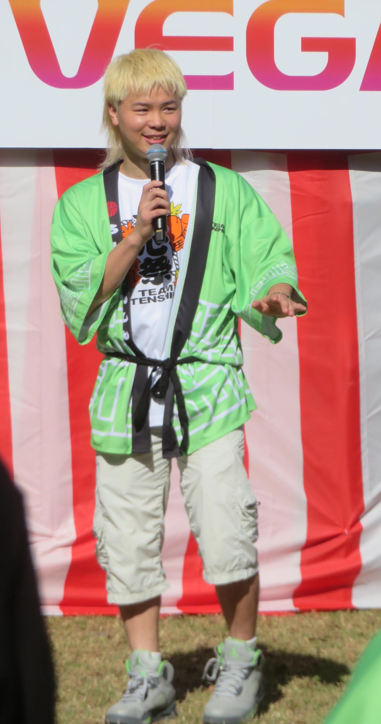 昨年に引き続き、地元の千葉・松戸市で天心祭を開催した那須川天心