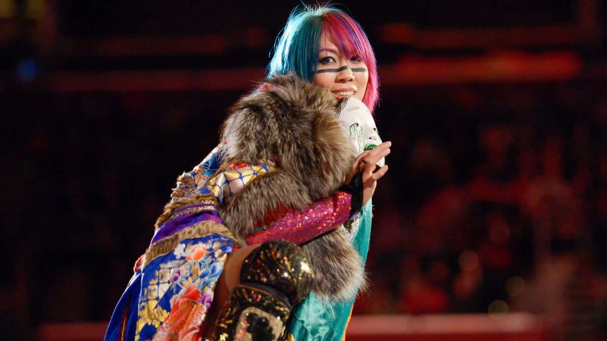 WWEのスーパースターとして活躍するアスカ(C)2020　WWE，Inc．All　Rights　Reserved