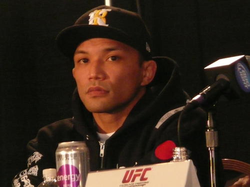 11年2月、UFCの要請を受けて急きょ公式会見に出席した山本“KID”徳郁さん
