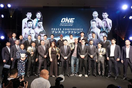 8月23日、都内のホテルで開催されたONEチャンピオンシップの公式会見