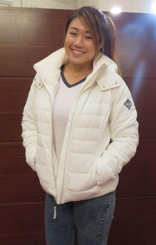 ONEイベントのために来日した女子アトム級王者アンジェラ・リー