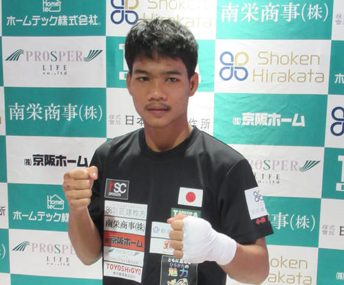 11・3に王者京口に挑むタノンサック（撮影・実藤健一）