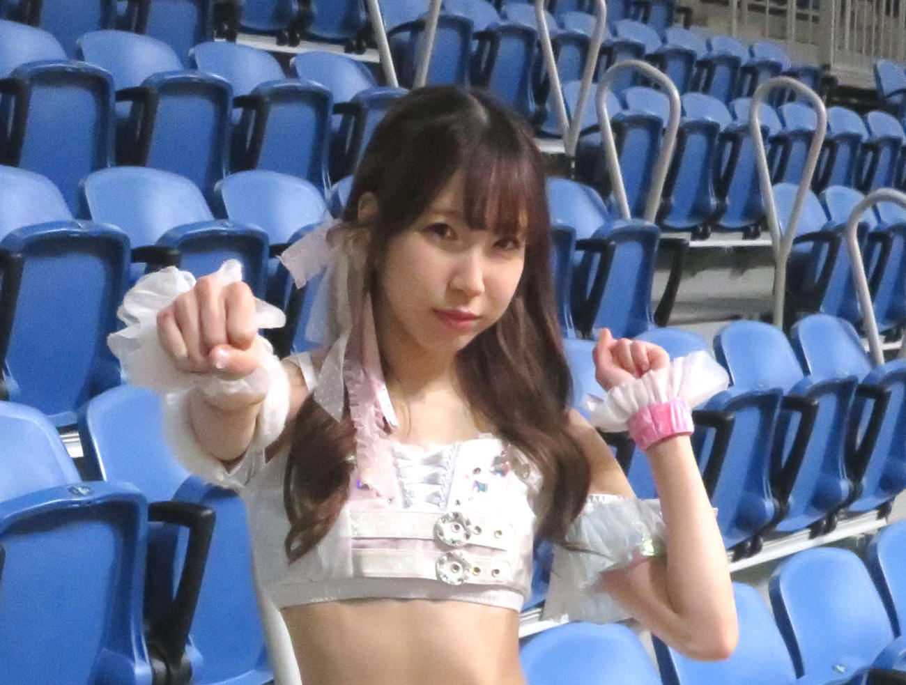 初のシングルベルト獲得へ意気込む東京女子プロレスの瑞希（撮影・松熊洋介）