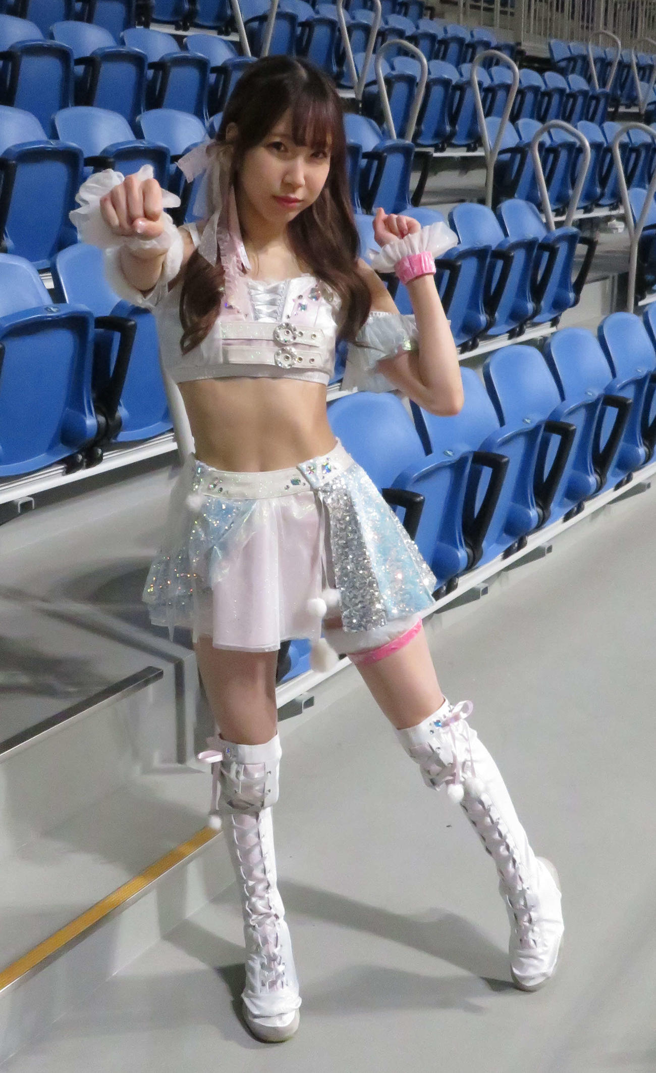 初のシングルベルト獲得へ意気込む東京女子プロレスの瑞希（撮影・松熊洋介）