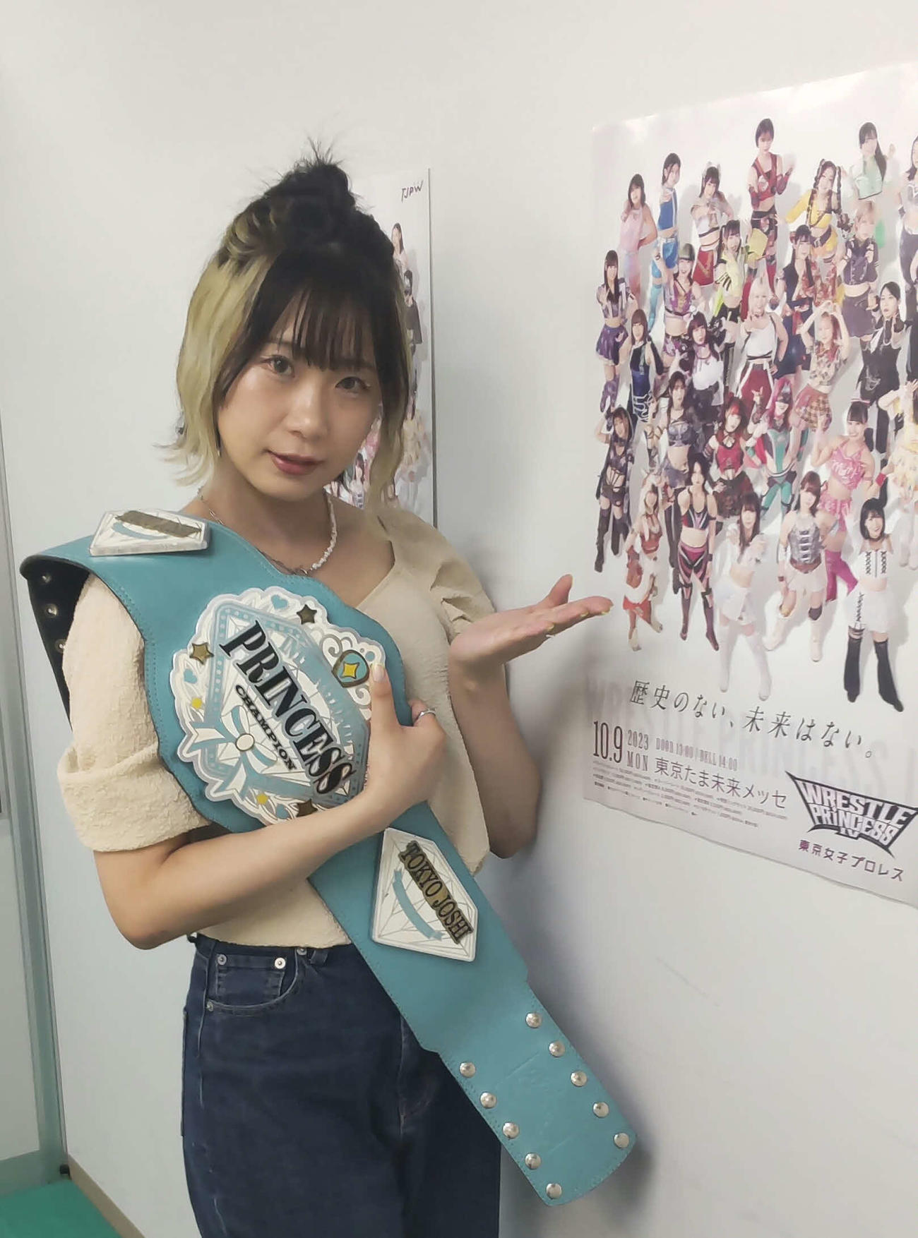 9日八王子大会でインターナショナル・プリンセス王座5度目の防衛戦を行う辰巳リカ（撮影・松熊洋介）
