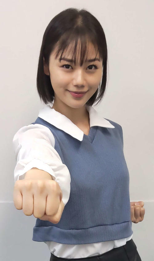 27日後楽園大会で、プリンセスタッグ王座に挑戦する長野じゅりあ（撮影・松熊洋介）