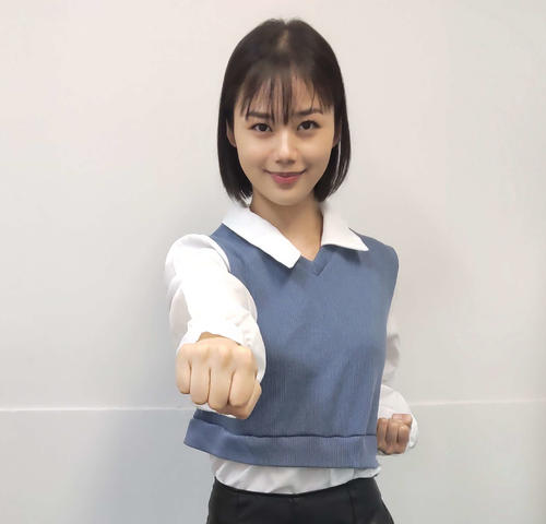 27日後楽園大会で、プリンセスタッグ王座に挑戦する長野じゅりあ（撮影・松熊洋介）