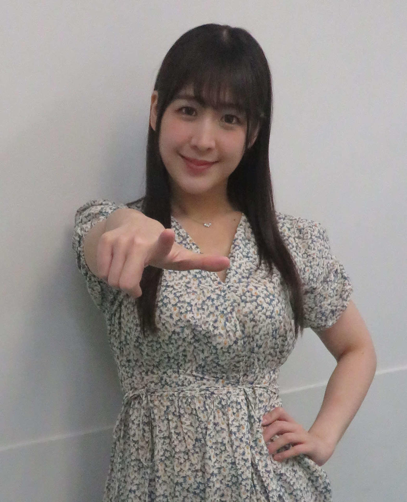 5月6日後楽園大会でプリンセスタッグのベルトに挑戦する上原わかな（撮影・松熊洋介）