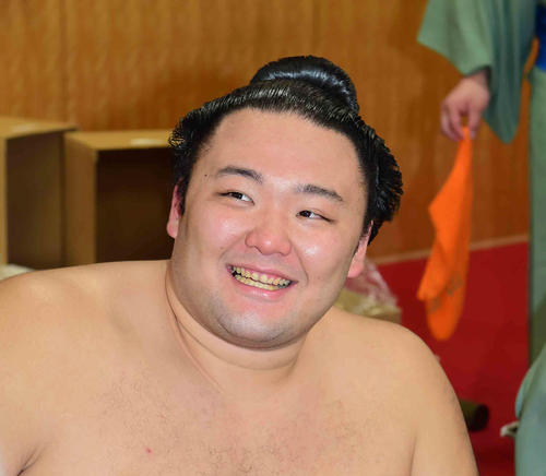 朝乃山（2019年11月24日撮影）