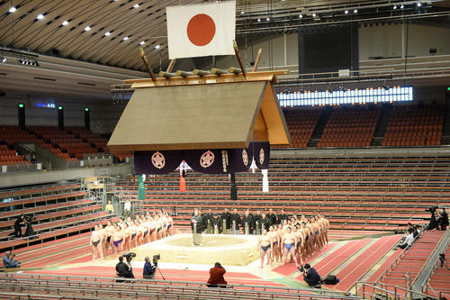 20年3月、エディオンアリーナ大阪で行われた大相撲春場所
