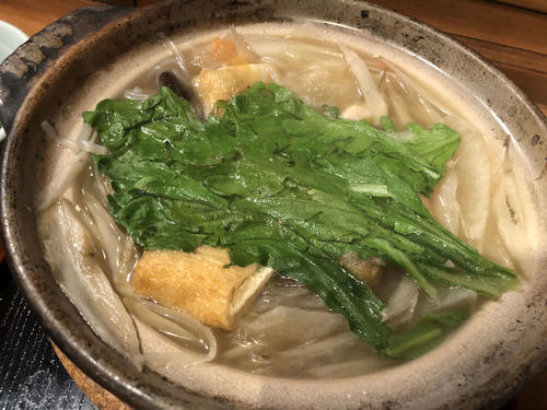 ソップ味のちゃんこ鍋も味わえる（撮影・平山連）