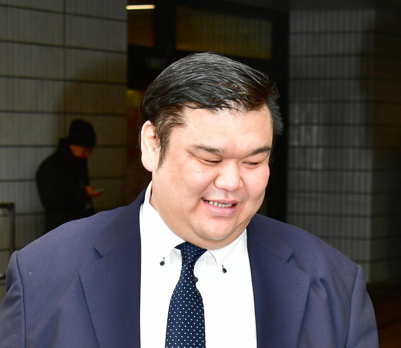 元木村山の岩友親方（2018年2月撮影）