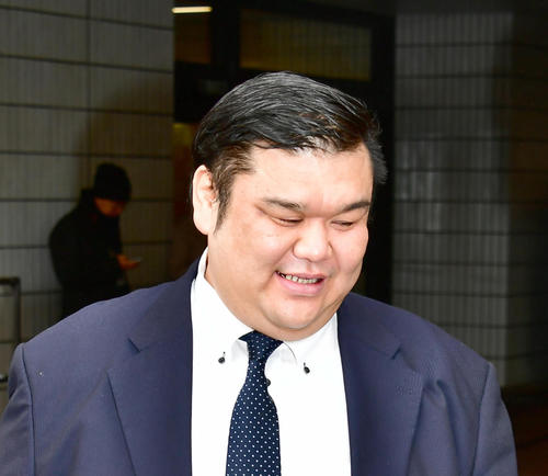 元木村山の岩友親方（2018年2月撮影）