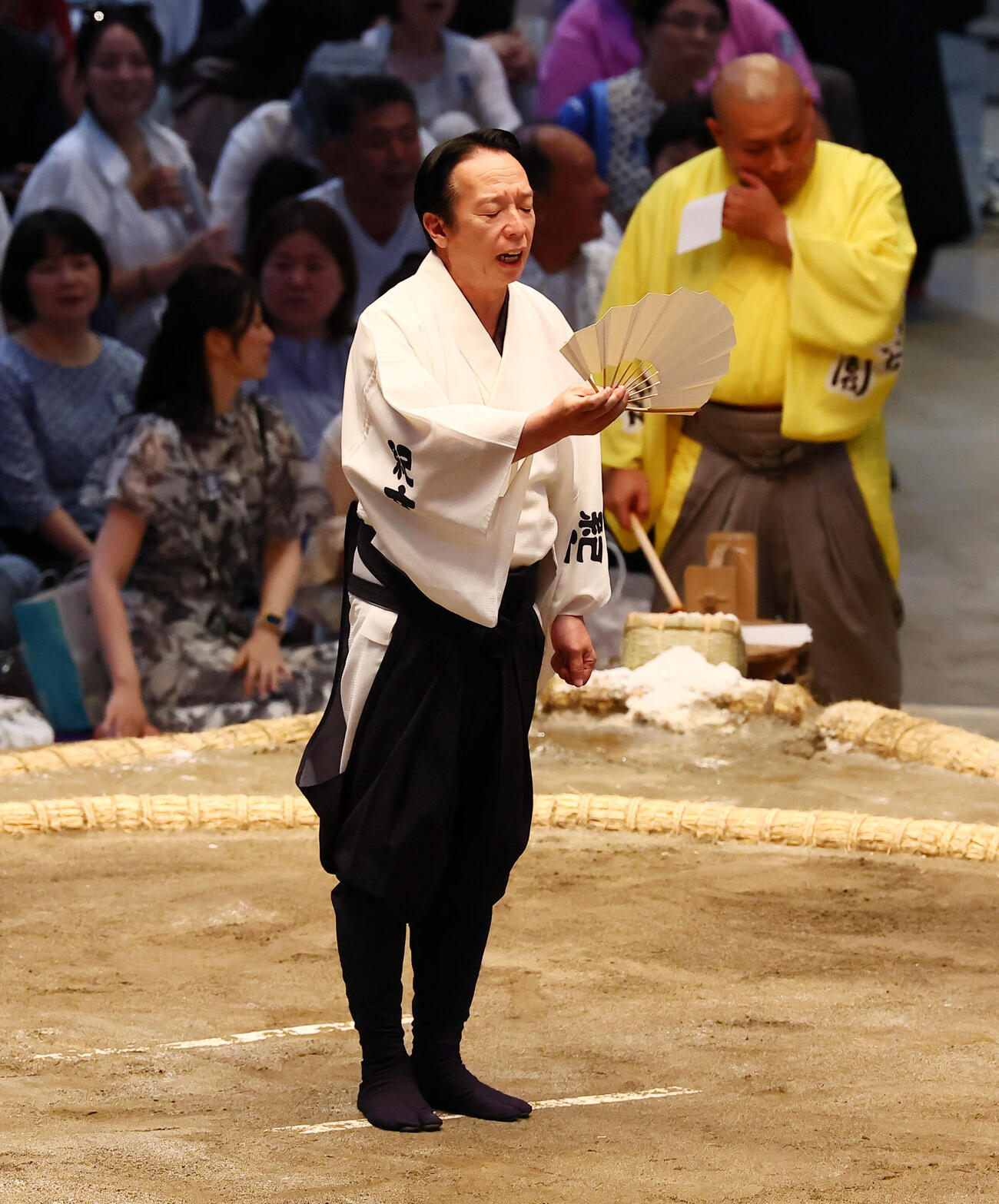 呼び出しの克之（撮影・加藤哉）