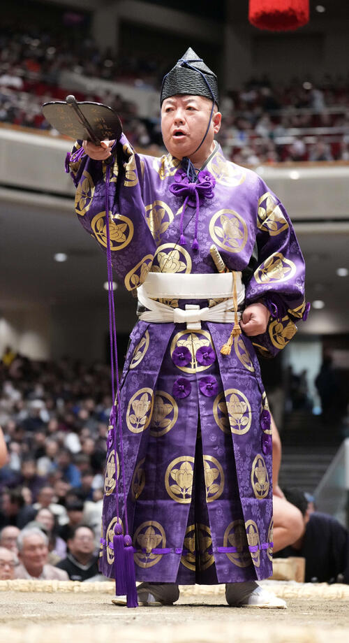 立行司の木村庄之助（2026年1月撮影）