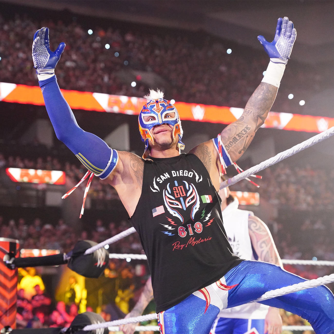 WWEデビュー20周年を迎えた「神秘の王」レイ・ミステリオJr．（C）2022 WWE, Inc. All Rights Reserved.