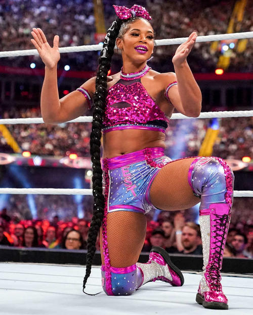 ロウ女子王者として絶対的な存在感を示したビアンカ・ブレア（C）2022 WWE, Inc. All Rights Reserved.