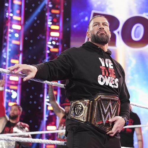 WWEヘビー級、ユニバーサル王者として君臨したローマン・レインズ（C）2022 WWE, Inc. All Rights Reserved.