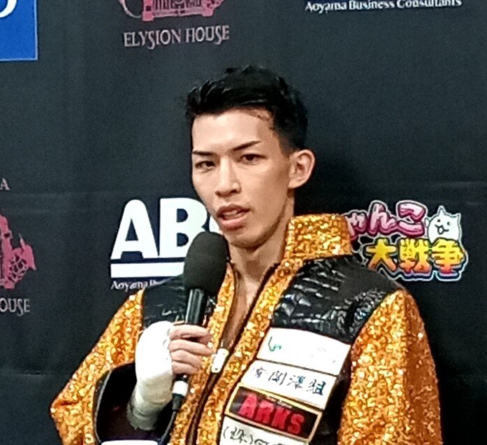乙津陸に勝利して金子晃大戦をアピールした璃明武