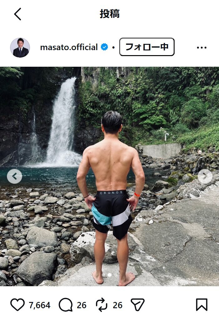 魔裟斗のインスタグラムから