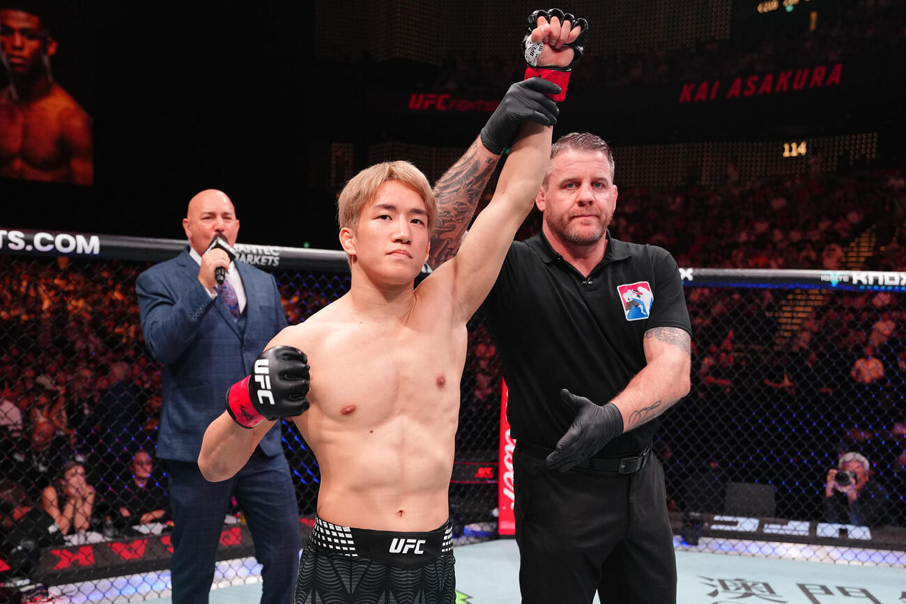 8月29日のUFCファイトナイト上海大会でバンタム級復帰2戦目を迎える朝倉海（C）ZuffaLLC／UFC