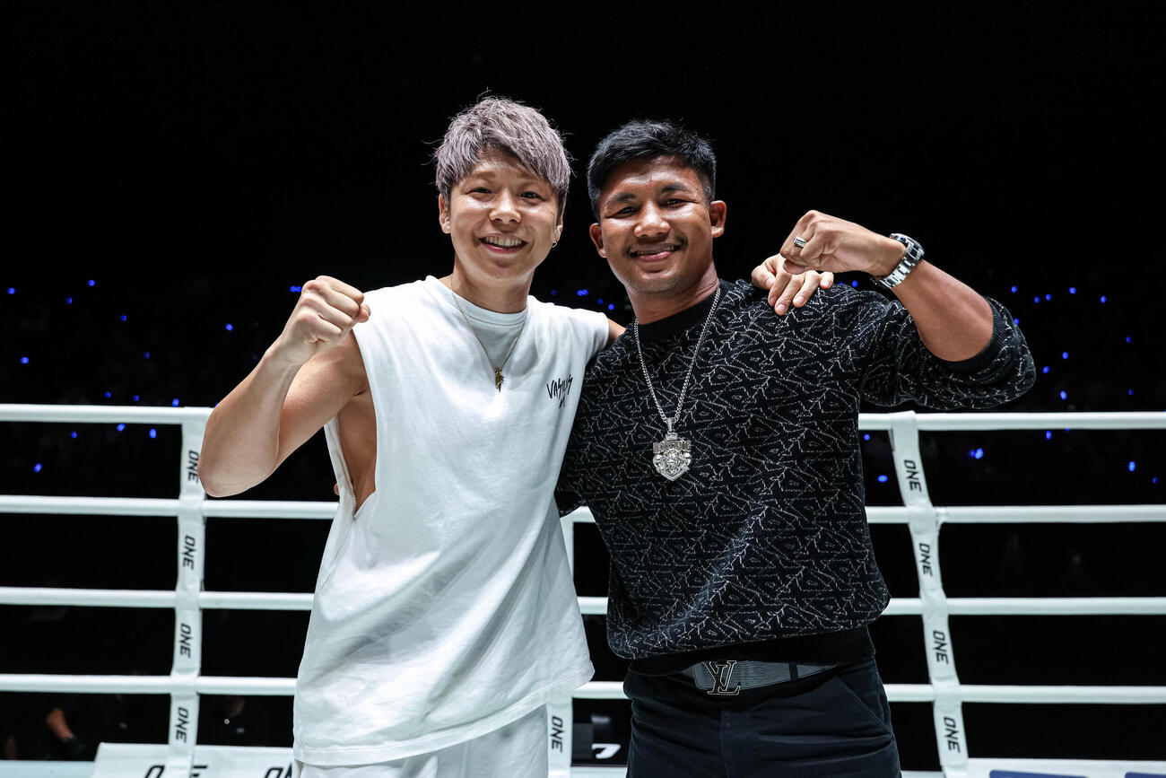 武尊氏（左）とロッタン（C）ONE Championship
