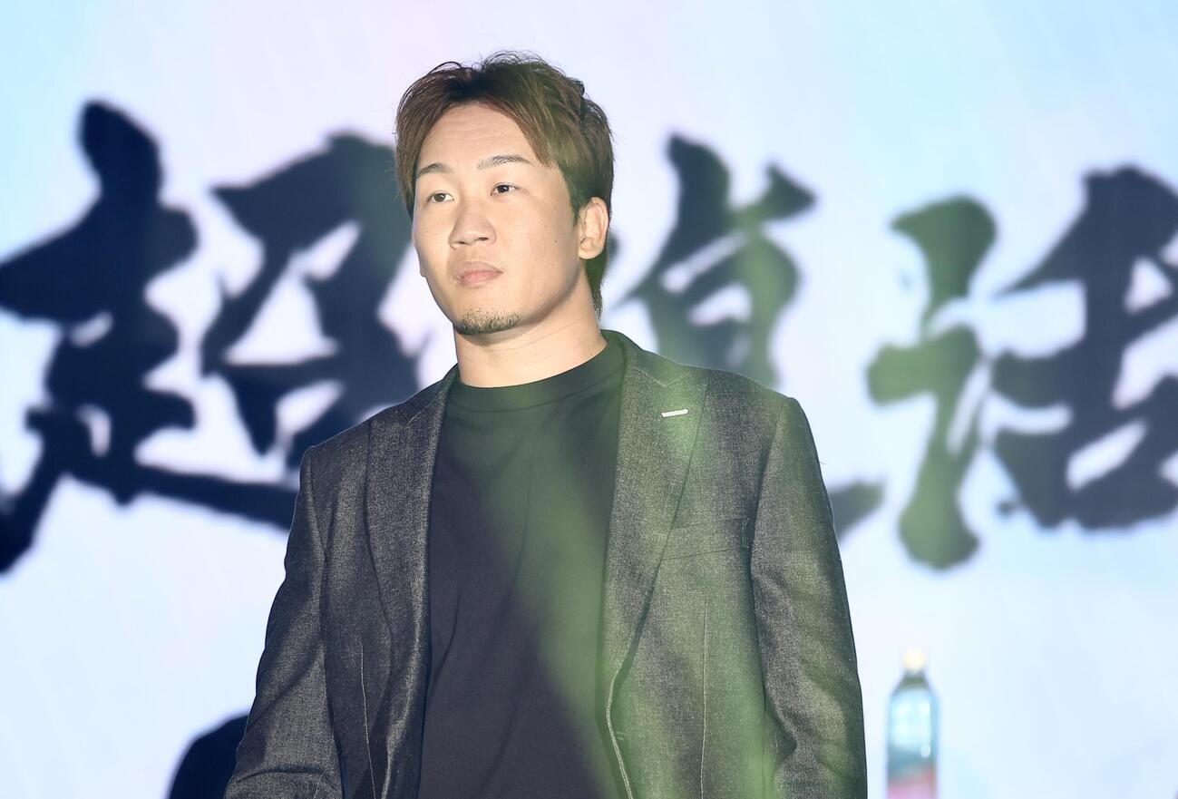 入場する朝倉未来（撮影・河田真司）