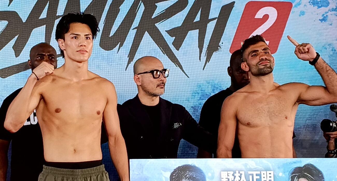 海人（左）とモハメド・シアサラニ
