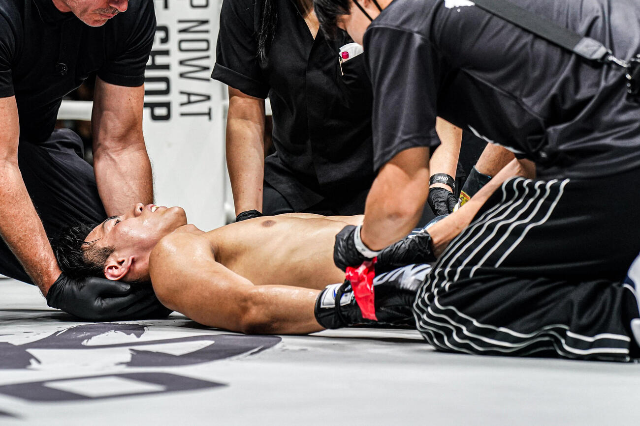 失神KOされた海人（C）ONE Championship