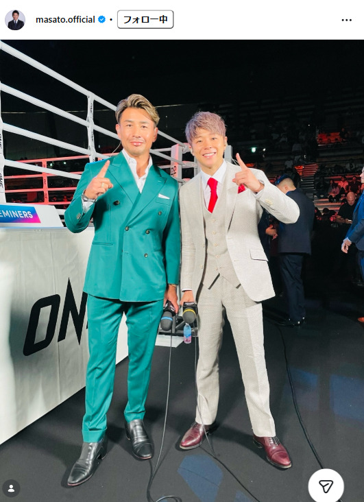 魔裟斗のインスタグラムから