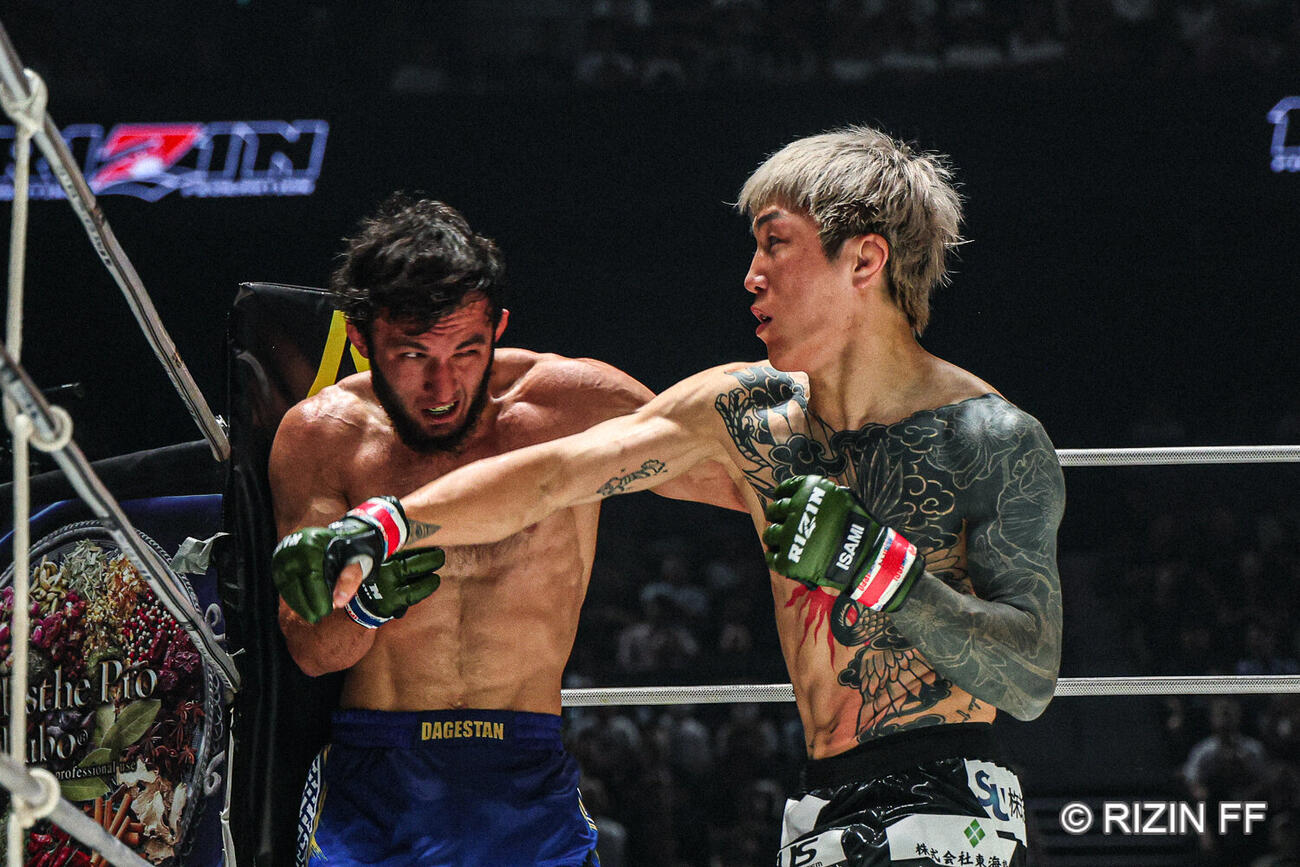 ガジャマトフをKOした伊藤裕樹（C）RIZIN FF