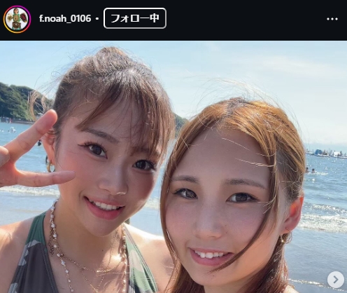 藤原乃愛のインスタグラムから