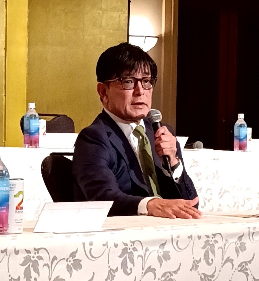 会見に出席したRIZIN榊原信行CEO