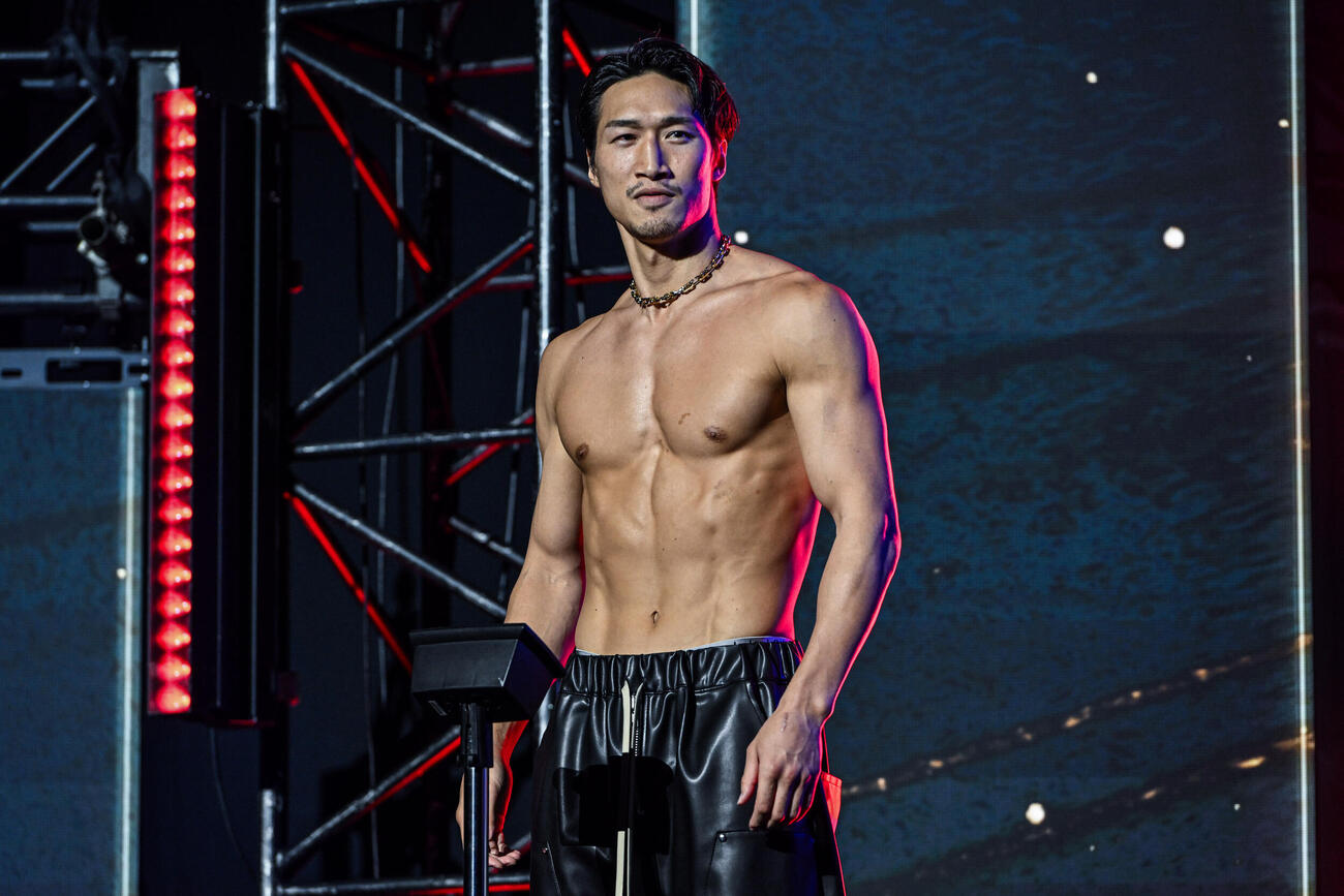 前日公開計量での安保瑠輝也（C）ONE　Championship
