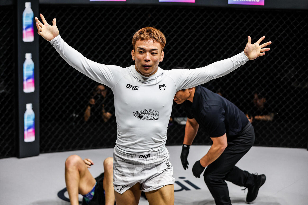 勝利した竹浦正起（C）ONE Championship